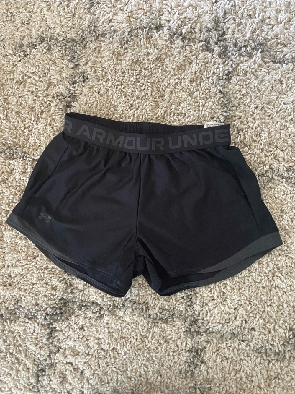 Under Armour Black Women's Performance Running Shorts